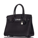 Hermes Birkin 30 Black Togo Palladium Hardware