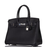 Hermes Birkin 30 Black Togo Palladium Hardware