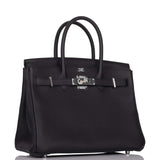 Hermes Birkin 30 Black Togo Palladium Hardware