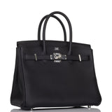 Hermes Birkin 30 Black Togo Palladium Hardware