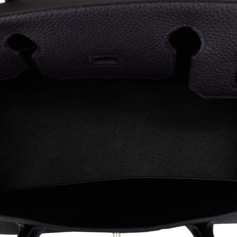 Hermes Birkin 30 Black Togo Palladium Hardware