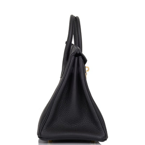 Hermes Birkin 25 Black Togo Gold Hardware