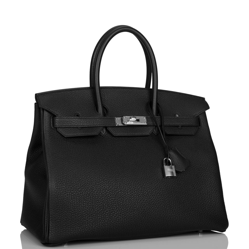 Hermes Birkin 35 Black Togo Palladium Hardware
