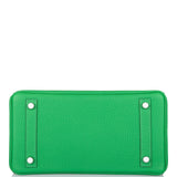 Hermes Birkin 25 Bambou Shiny Alligator and Togo Touch Palladium Hardware