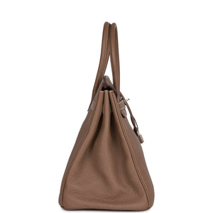 Hermes Birkin 35 Etoupe Togo Palladium Hardware
