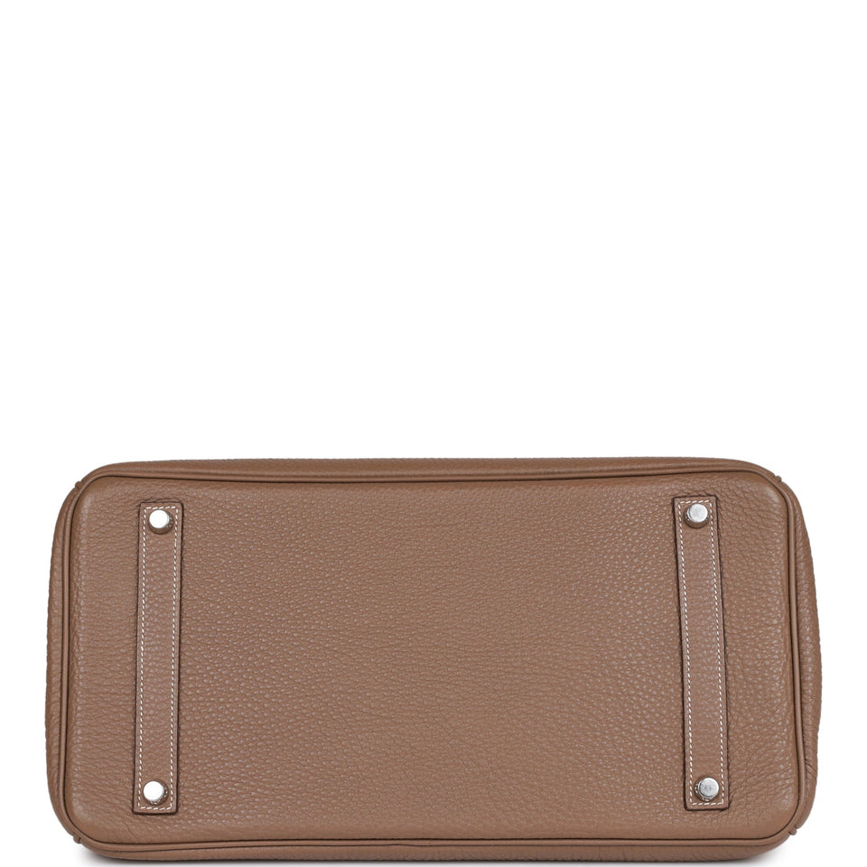 Hermes Birkin 35 Etoupe Togo Palladium Hardware