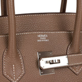 Hermes Birkin 35 Etoupe Togo Palladium Hardware