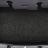 Hermes Birkin 25 Black Togo Rose Gold Hardware