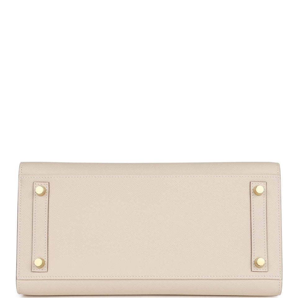 Hermes Birkin Sellier 30 Craie Epsom Gold Hardware