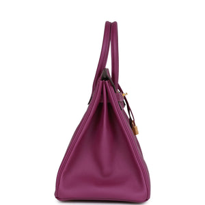 Hermes Birkin 35 Anemone Epsom Gold Hardware