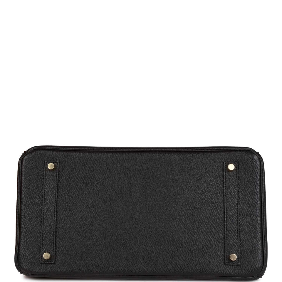 Hermes Birkin 35 Black Epsom Gold Hardware