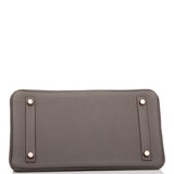 Hermes Birkin 30 Etain Togo Rose Gold Hardware