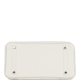 Hermes Birkin 30 White Clemence Palladium Hardware