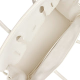 Hermes Birkin 30 White Clemence Palladium Hardware