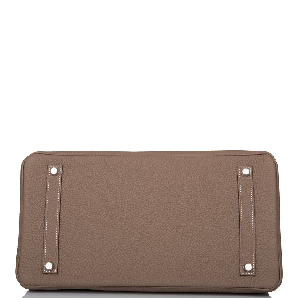 Hermes Birkin 35 Etoupe Togo Palladium Hardware
