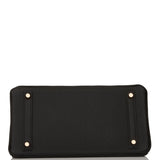 Hermes Birkin 30 Black Togo Rose Gold Hardware