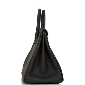 Hermes Birkin 35 Black Togo Gold Hardware