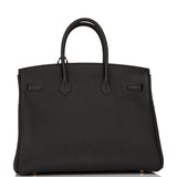 Hermes Birkin 35 Black Togo Gold Hardware