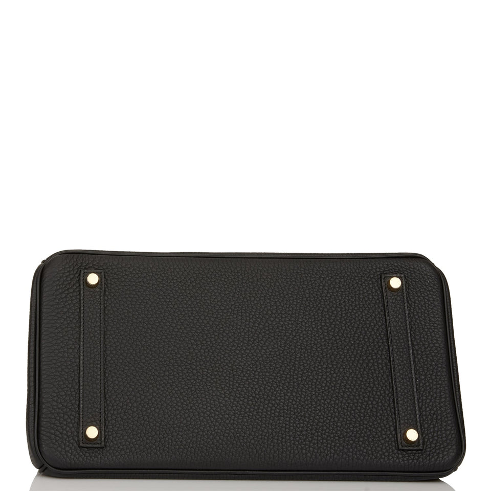 Hermes Birkin 35 Black Togo Gold Hardware