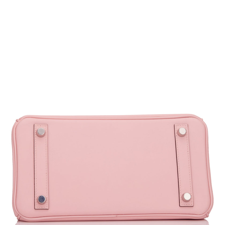 Hermes Birkin 25 Rose Sakura Jonathan Palladium Hardware