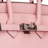 Hermes Birkin 25 Rose Sakura Jonathan Palladium Hardware