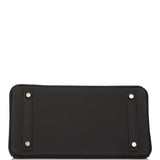 Hermes Birkin 30 Black Togo Rose Gold Hardware