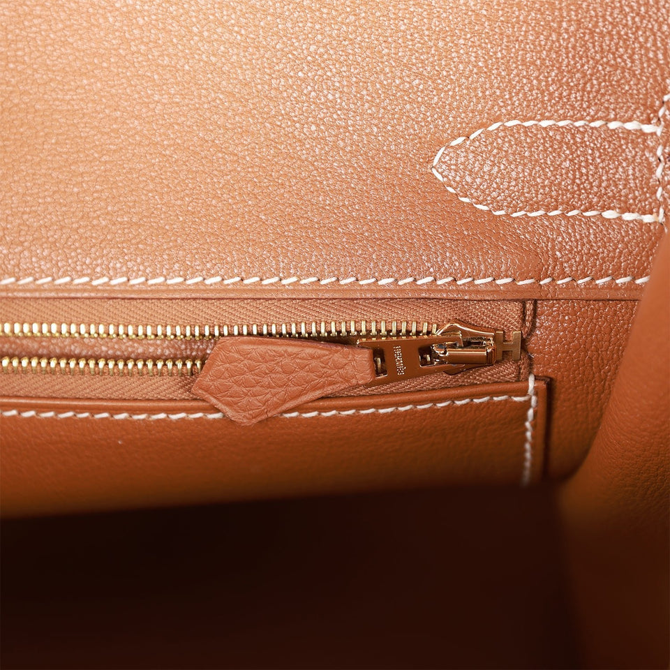 Hermes Birkin 30 Gold Togo Gold Hardware