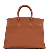 Hermes Birkin 35 Gold Togo Gold Hardware