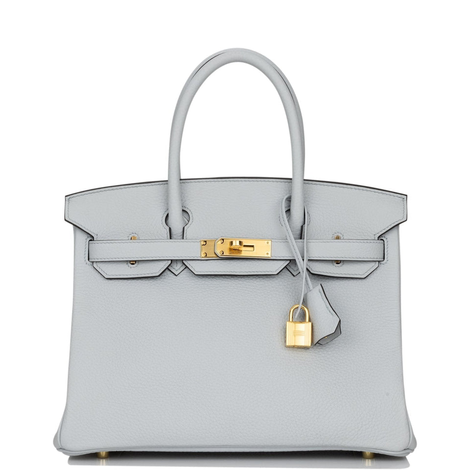 Hermes Birkin 30 Bleu Pale Clemence Gold Hardware Payment 1 for PW