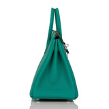 Hermes Birkin 25 Vert Verone Verso Togo Palladium Hardware