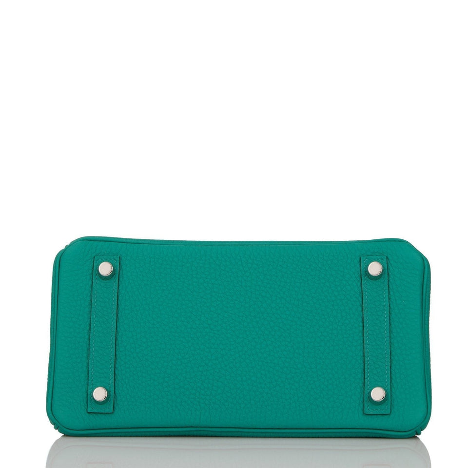 Hermes Birkin 25 Vert Verone Verso Togo Palladium Hardware