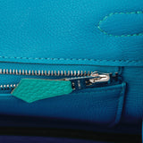 Hermes Birkin 25 Vert Verone Verso Togo Palladium Hardware