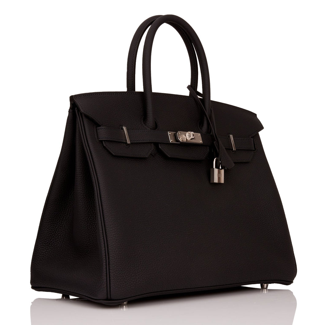 Hermes Birkin 35 Black Togo Palladium Hardware