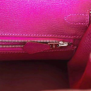 Hermes Special Order (HSS) Birkin 25 Rose Lipstick and Anemone Chèvre Palladium Hardware