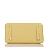 Hermes Birkin 25 Jaune Poussin Togo Palladium Hardware