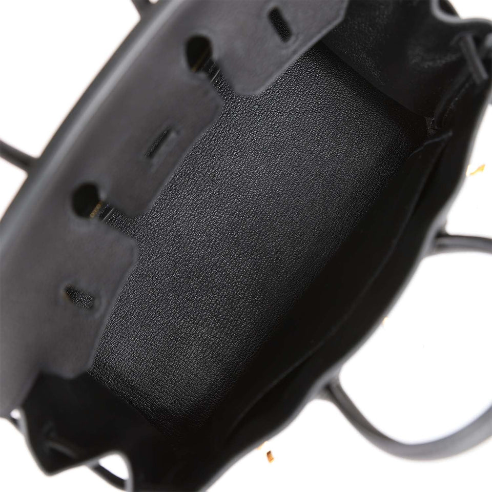 Hermes Birkin 25 Black Togo Gold Hardware