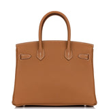 Hermes Birkin 30 Gold Togo Palladium Hardware
