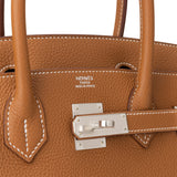 Hermes Birkin 30 Gold Togo Palladium Hardware