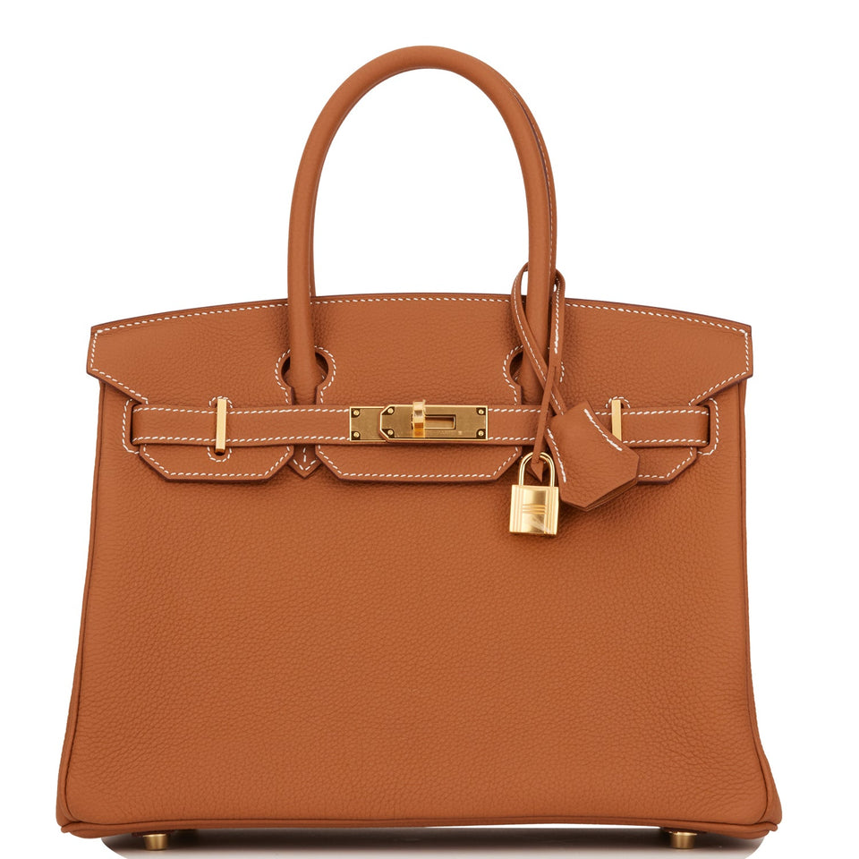 Hermes Birkin 30 Gold Togo Gold Hardware