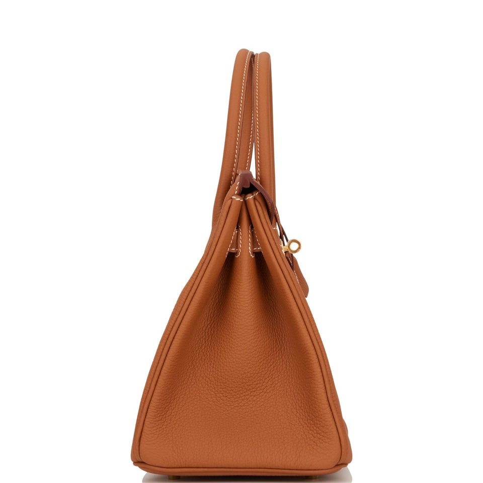 Hermes Birkin 30 Gold Togo Gold Hardware