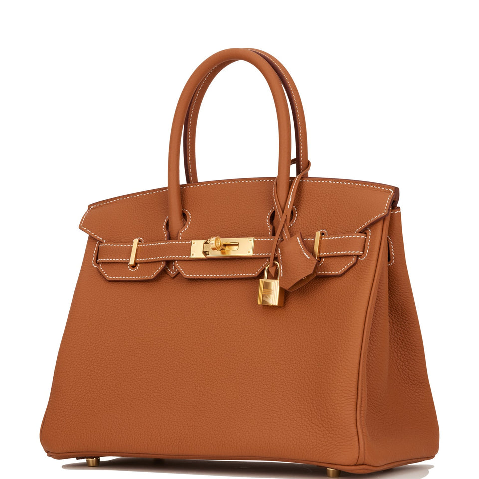 Hermes Birkin 30 Gold Togo Gold Hardware