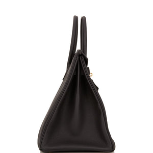 Hermes Birkin 35 Black Togo Gold Hardware