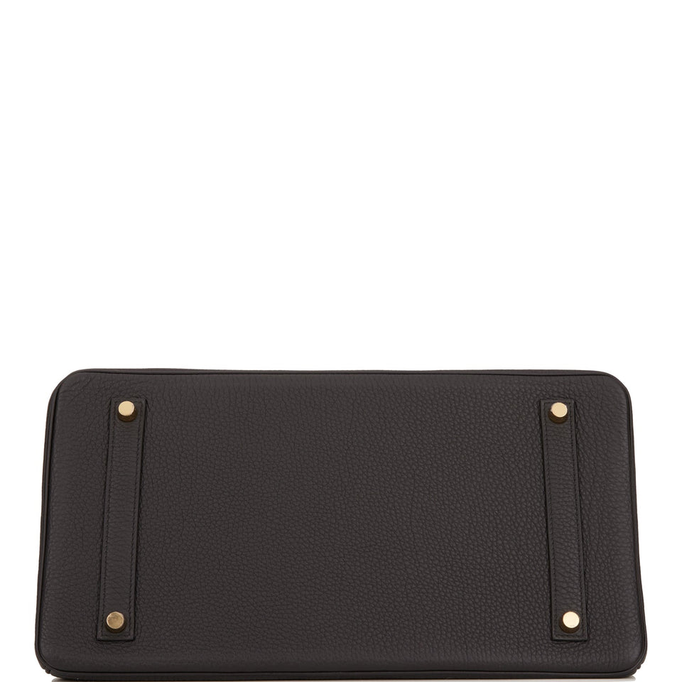 Hermes Birkin 35 Black Togo Gold Hardware