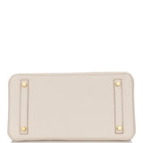Hermes Birkin 30 Craie Clemence Gold Hardware
