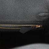 Hermes Birkin 25 Black Togo Gold Hardware