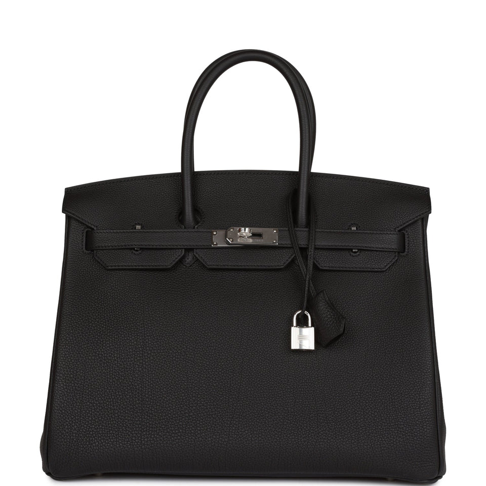Hermes Birkin 35 Black Togo Palladium Hardware