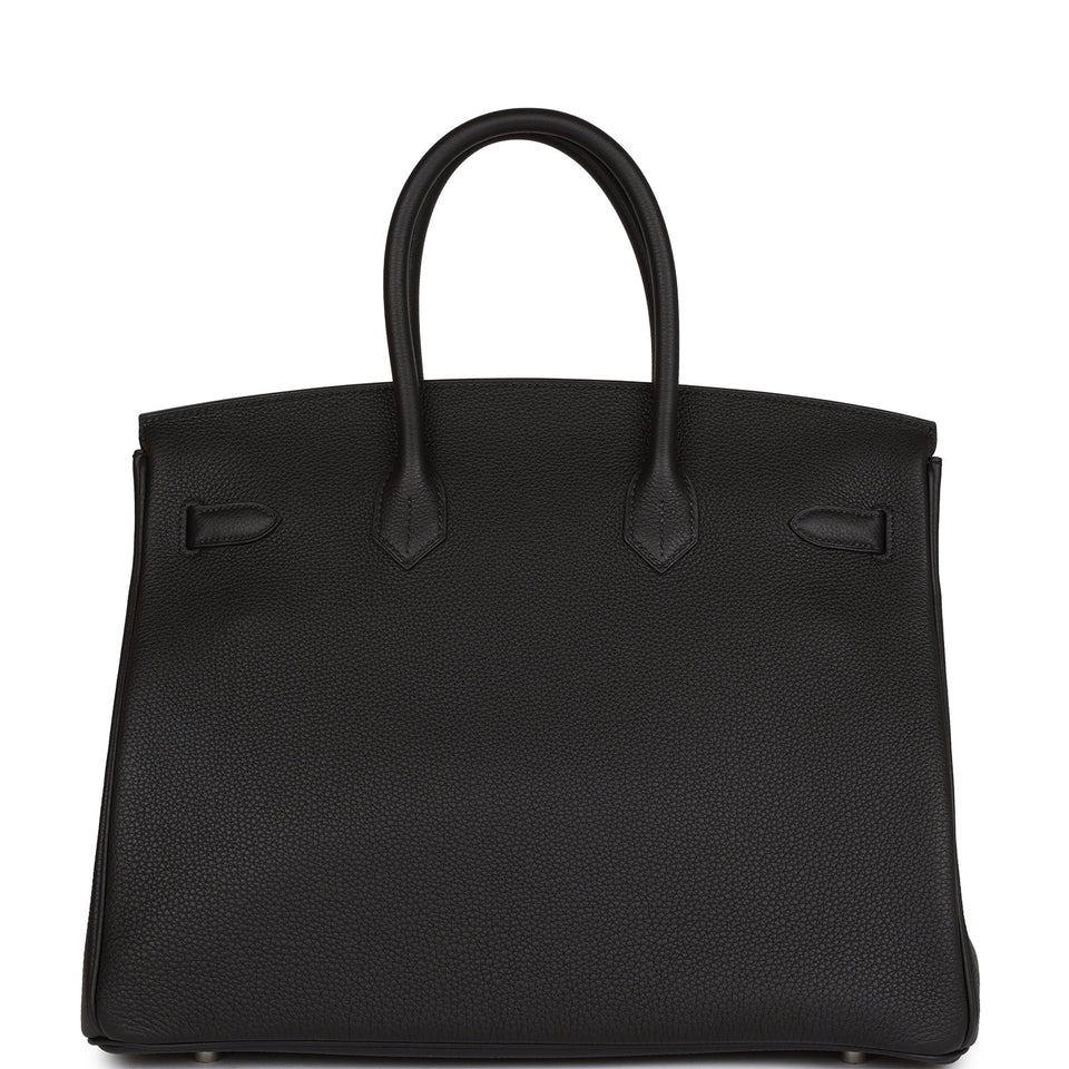 Hermes Birkin 35 Black Togo Palladium Hardware