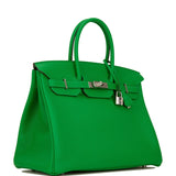 Hermes Birkin 35 Bambou Clemence Palladium Hardware