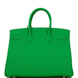 Hermes Birkin 35 Bambou Clemence Palladium Hardware