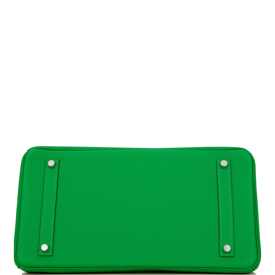 Hermes Birkin 35 Bambou Clemence Palladium Hardware